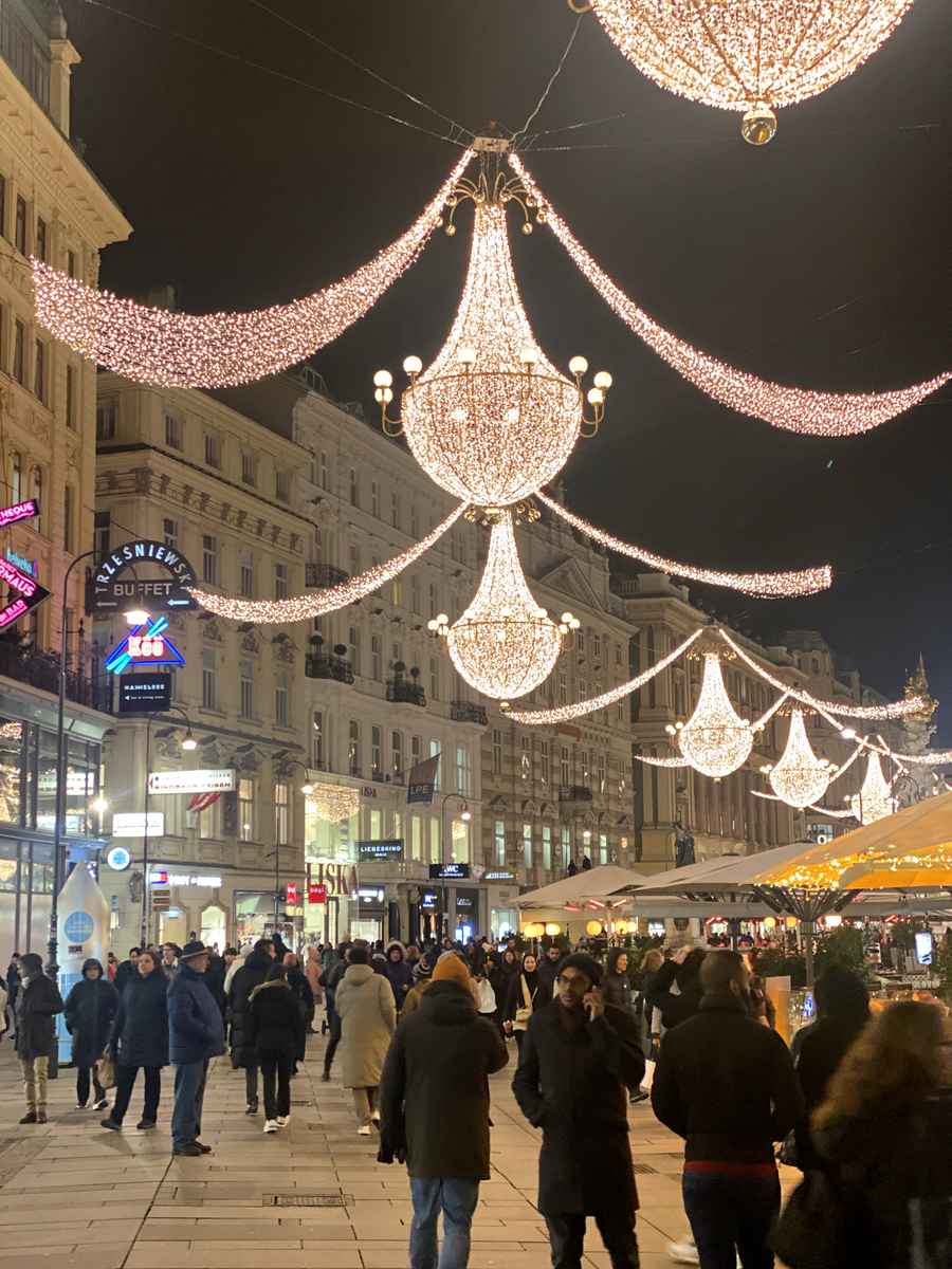 Nightlife scene in Vienna