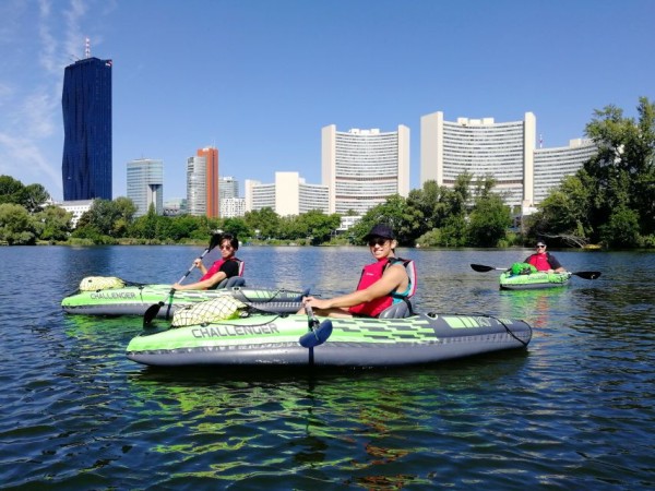 Rowing and kayaking the Danube Vienna